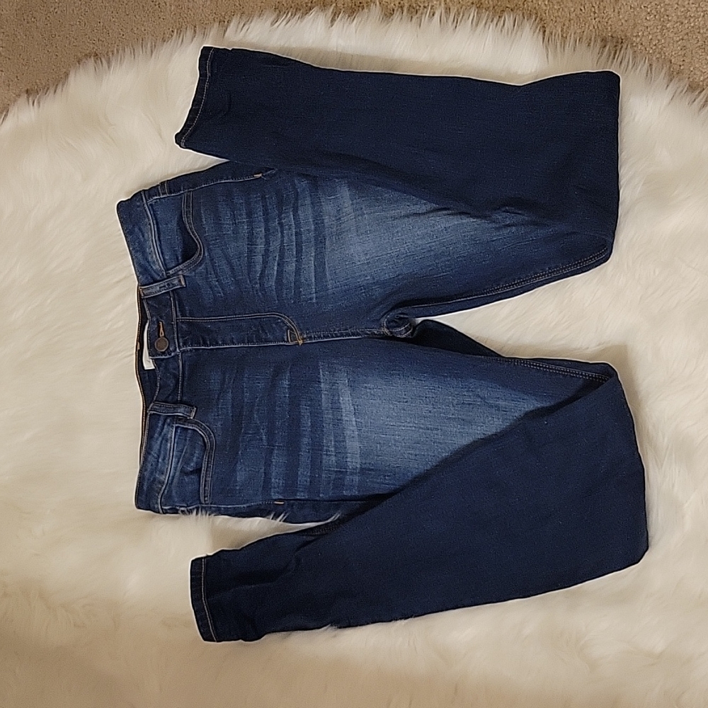 Discount Divas skinny blue jeans stretch 5 pocket style dark wash size 9…EUC